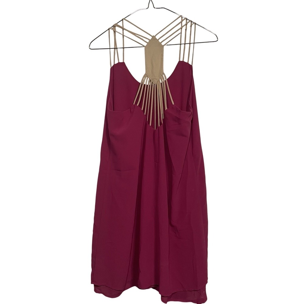 Umgee Women Mini Dress Size Medium Pink Strappy Racerback Sundress‎ Bohemian